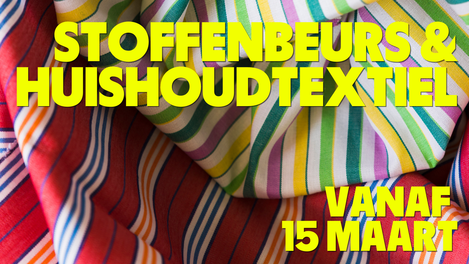 Stoffenbeurs & actie huishoudtextiel