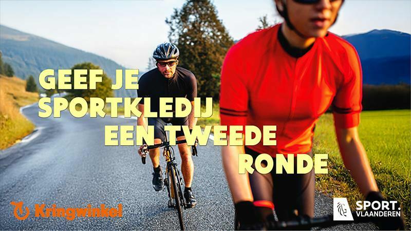 Sport Vlaanderen en Kringwinkel lanceren grote inzamelactie van tweedehands sportkledij