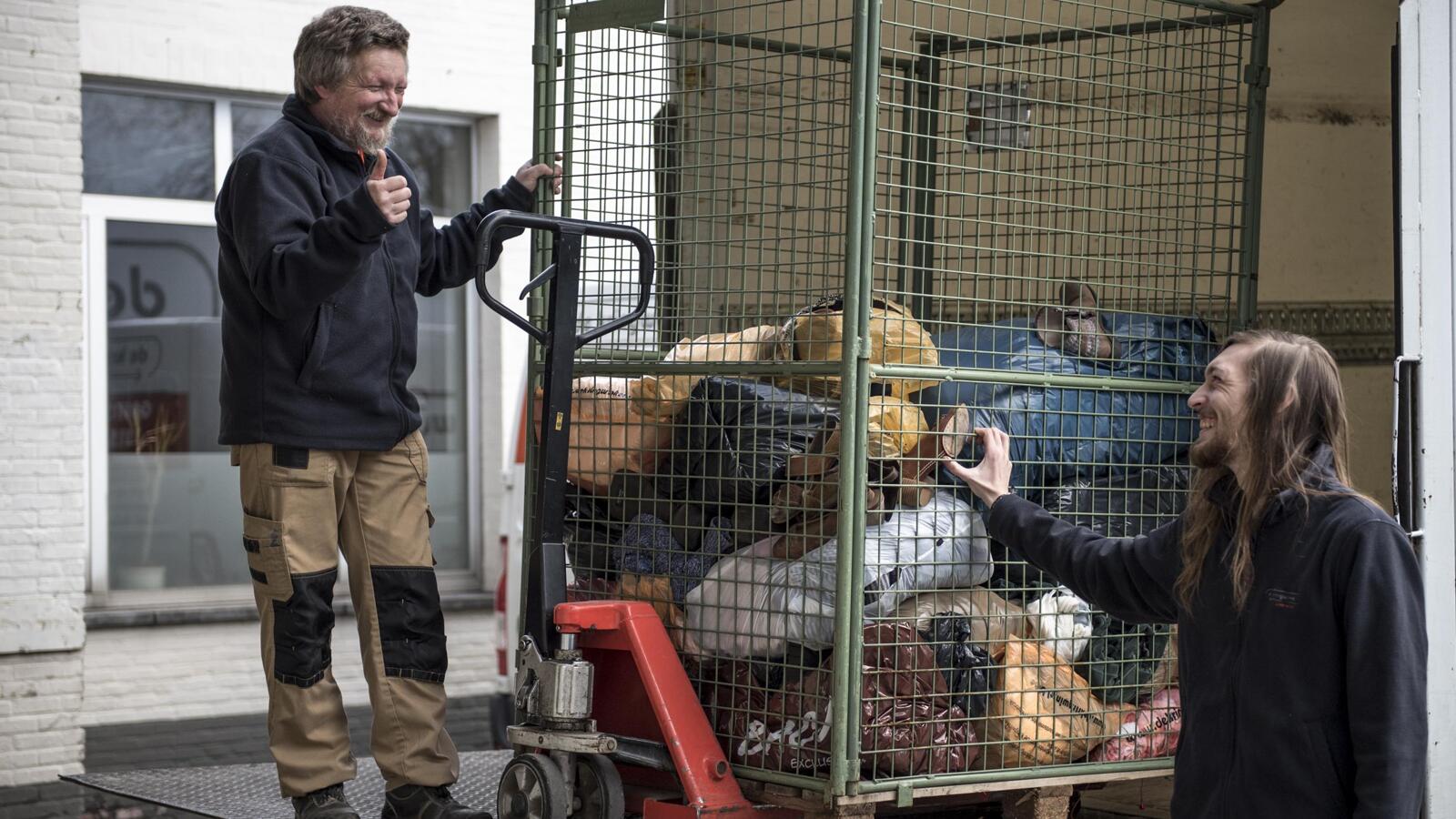 Grote stukken te geef?