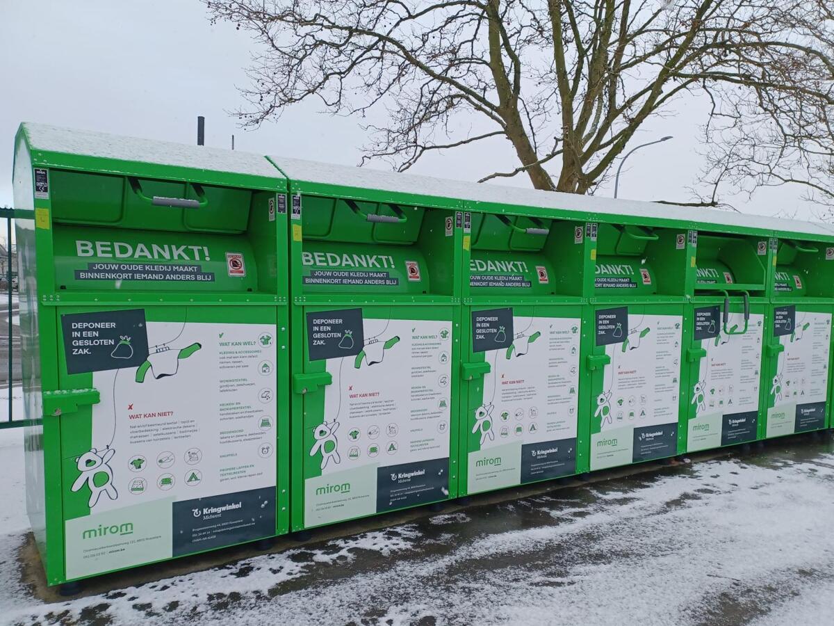 Textielcontainer Staden